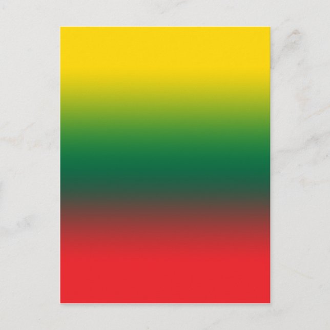 Gradient flag of Lithuania colours Postcard (Front)