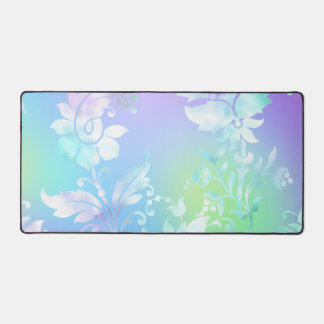Gradient Flowers Desk Mat