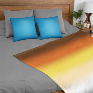 Gradient Gay Bear Pride Flag - Colourful Bear Flag Fleece Blanket