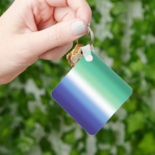 Gradient Gay MLM Pride Flag – Colourful MLM Flag Keychain