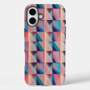 Gradient Geometric Abstract iPhone 16 Plus Case