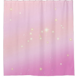 Gradient Girly Glam Celestial Glitter Pastel Pink 