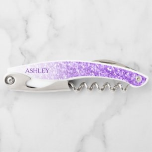 Gradient Glitter Corkscrew