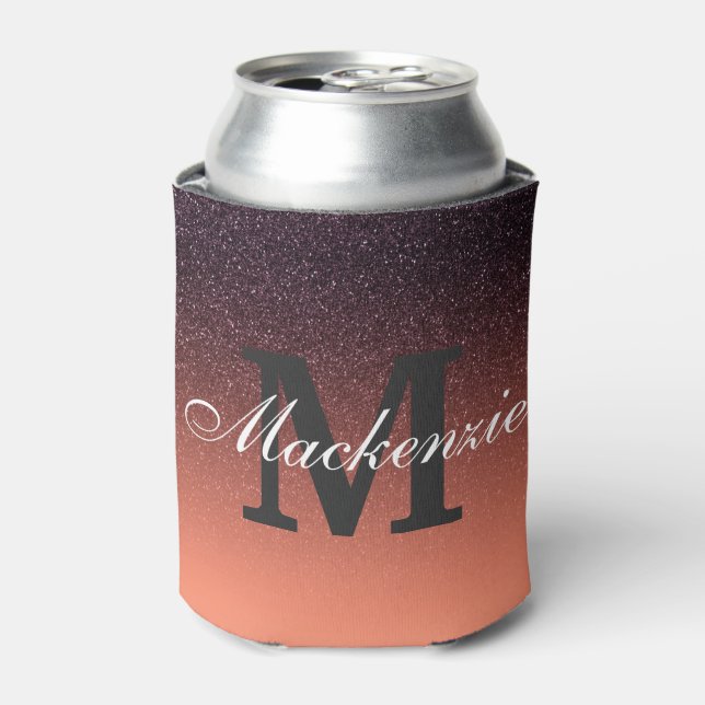 Gradient Glitter Pattern Can Cooler (Can Front)