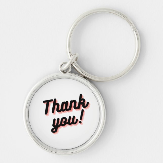 Gradient Gratitude Keychain (Front)