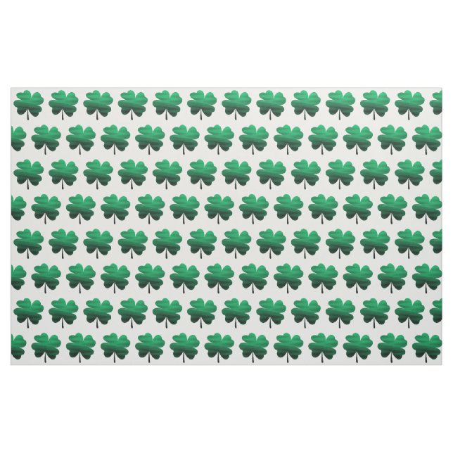 Gradient Green Four Leaf Clover Fabric (Yard)