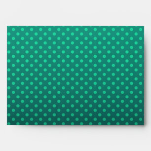Gradient green grey polka dots print abstract femi envelope