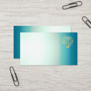 Gradient Heart Business Card