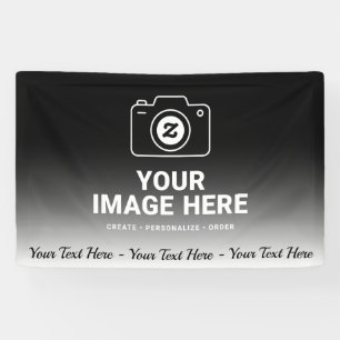 Gradient Image and Text Banner
