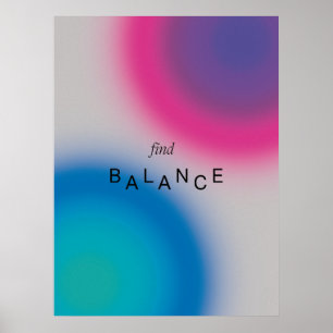 Gradient Inspirational & decorative art Poster