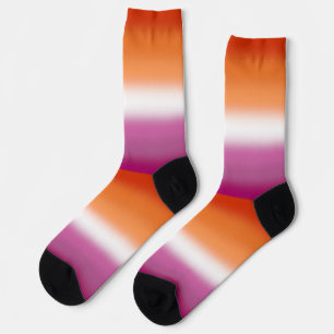 Gradient Lesbian Pride Socks