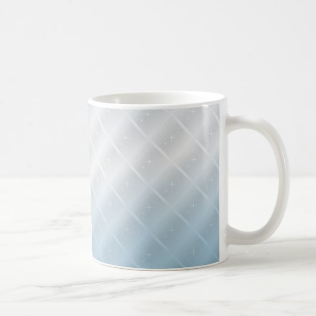 Gradient Lines & Stars: Vector Art: Coffee Mug (Right)