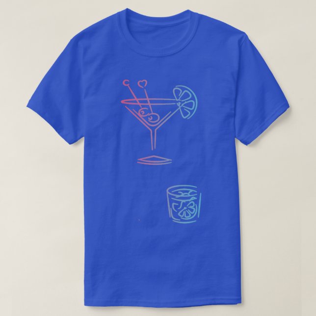Gradient Little Mocktail T-Shirt (Design Front)