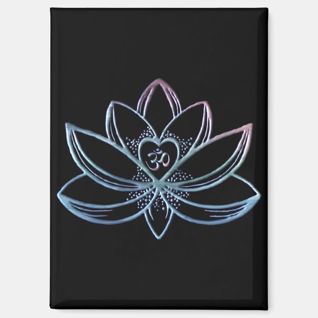 Gradient Lotus  Magnet (Front)