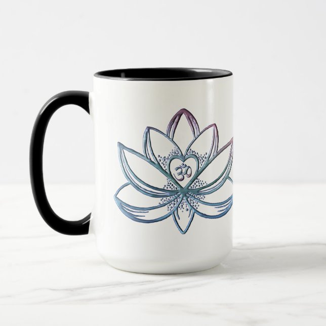 Gradient Lotus  Mug (Left)