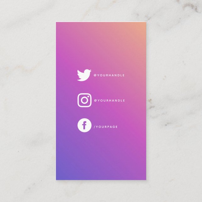 Gradient made with love heart Silhouette Enclosure (Back)