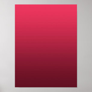 Gradient Magenta - deep to light   Seasonal Moods  Poster