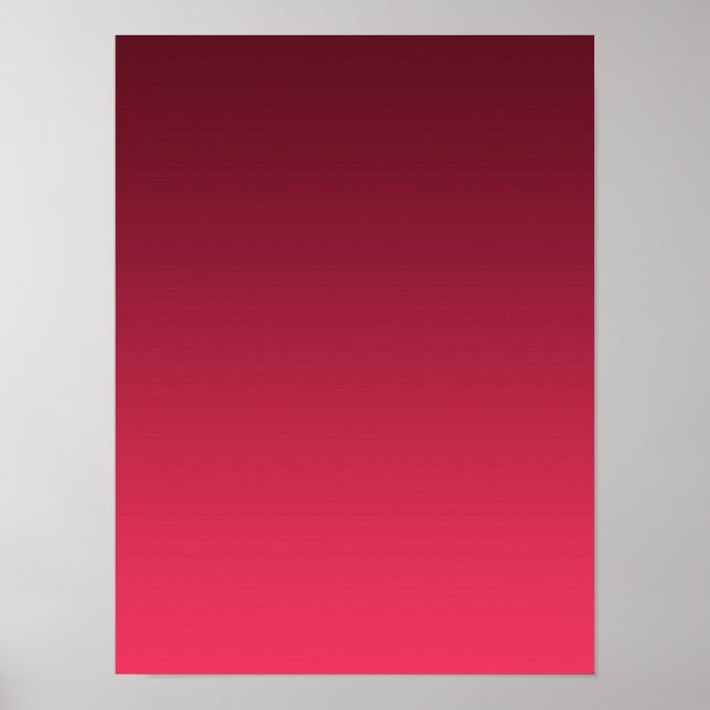 Gradient Magenta - light to deep | Seasonal Moods| Poster (Front)