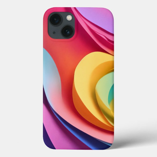 Gradient Masterpiece Vivid Splash in 4K Case-Mate iPhone Case (Back)