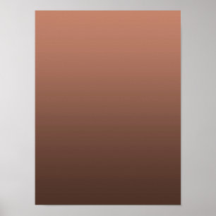 Gradient Mocha - deep to light   Seasonal Moods    Poster