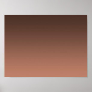 Gradient Mocha - light to deep   Seasonal Moods    Poster