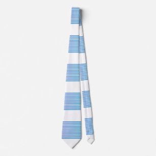 Gradient Multi Blue Stripes Tie