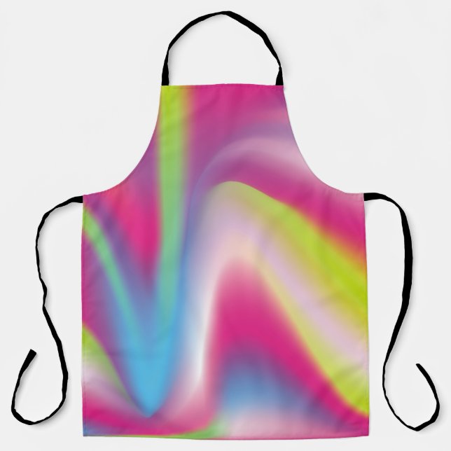 Gradient multicolored backgroundabstract, art, bac apron (Front)