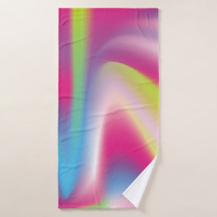 Gradient multicolored backgroundabstract, art, bac bath towel