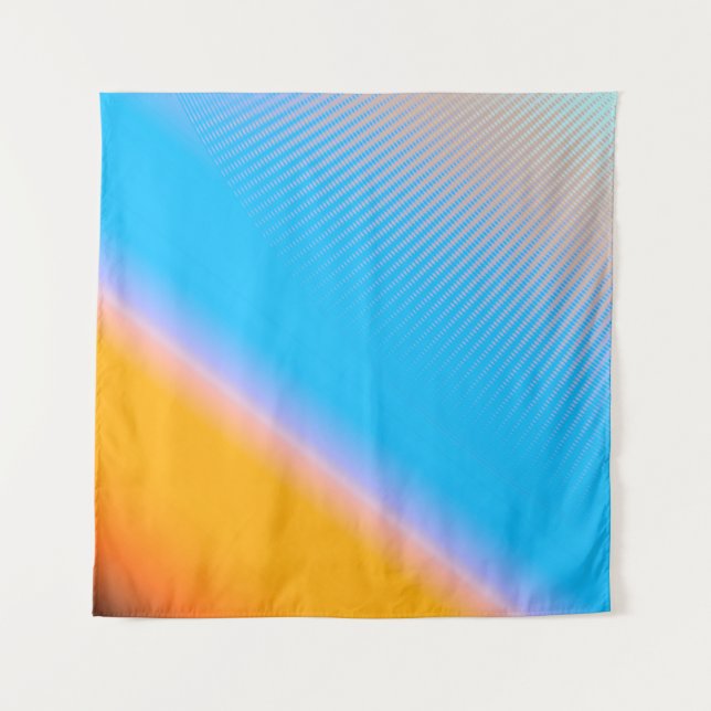 Gradient Mystery: Blurred Abstract Art. Tapestry (Front)