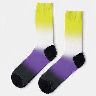 Gradient Nonbinary Pride  Socks