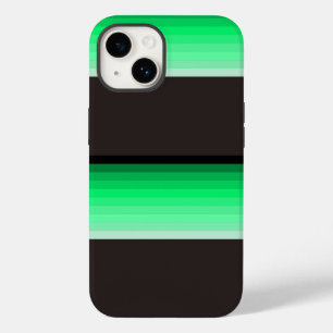Gradient of Green: Modern Minimalist Art iPhone 14 Case