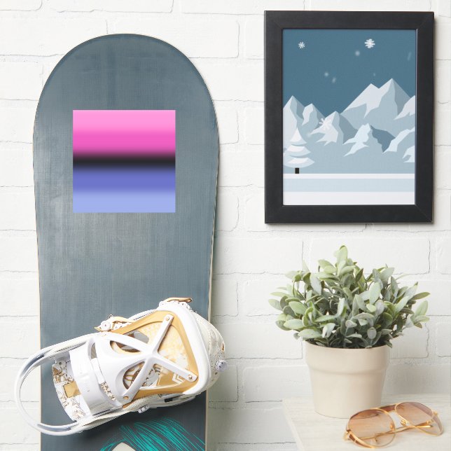 Gradient Omnisexual Pride Flag – Omnisexual Flag (Snowboard)