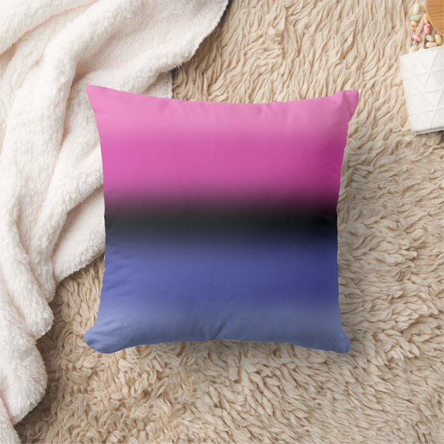 Gradient Omnisexual Pride Flag – Omnisexual Flag Throw Pillow (Blanket)