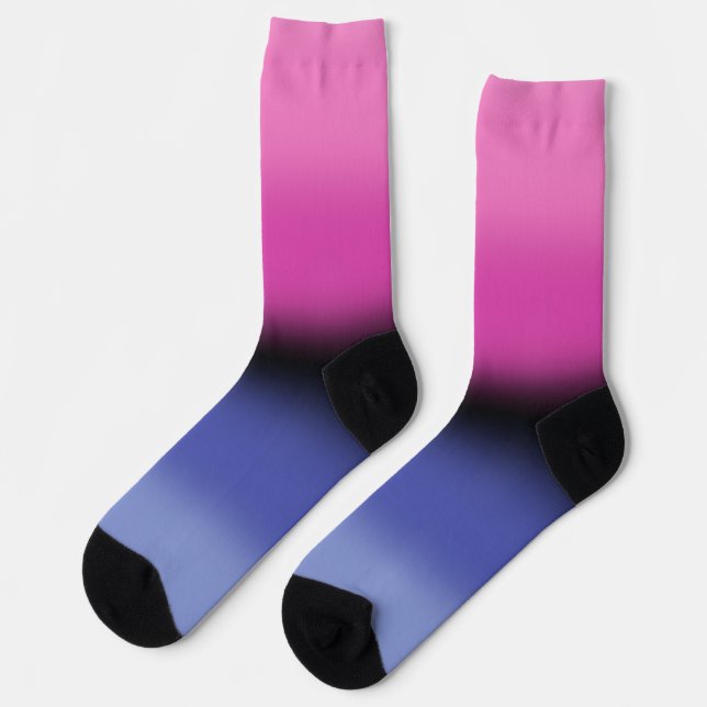 Gradient Omnisexual Pride  Socks (Left)