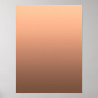 Gradient Peach - deep to light | Seasonal Moods | Poster