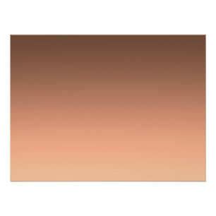 Gradient Peach - light to deep   Seasonal Moods   Poster