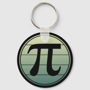 Gradient Pi Symbol Pi day   Happy Pi day Math Keychain