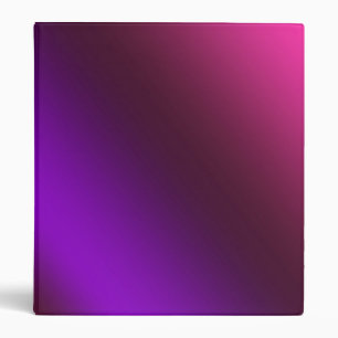 Gradient, pink-purple binder