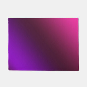 Gradient, pink-purple doormat