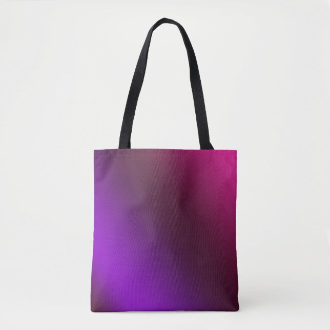 Gradient, pink-purple tote bag (Front)