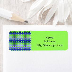 Gradient Plaid blue 