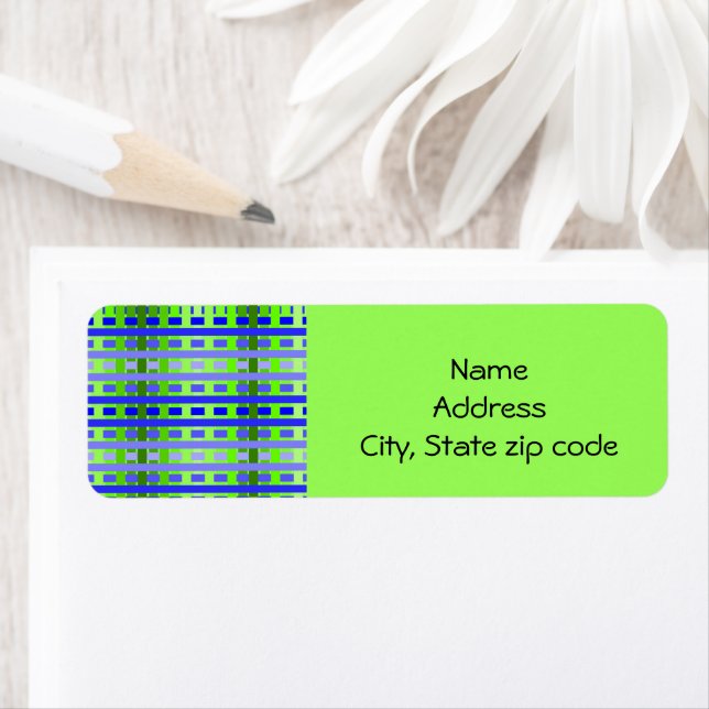 Gradient Plaid blue  (Insitu)