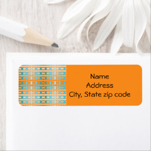 Gradient Plaid Orange 