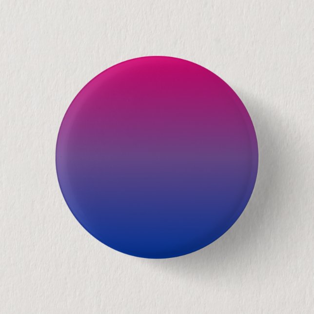 Gradient Pride Pattern: Bi 1 Inch Round Button (Front)