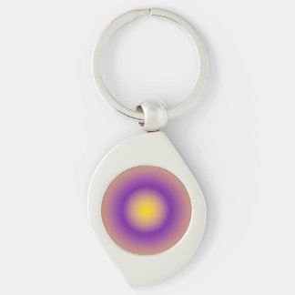 Gradient Pride Pattern: Intersex Keychain