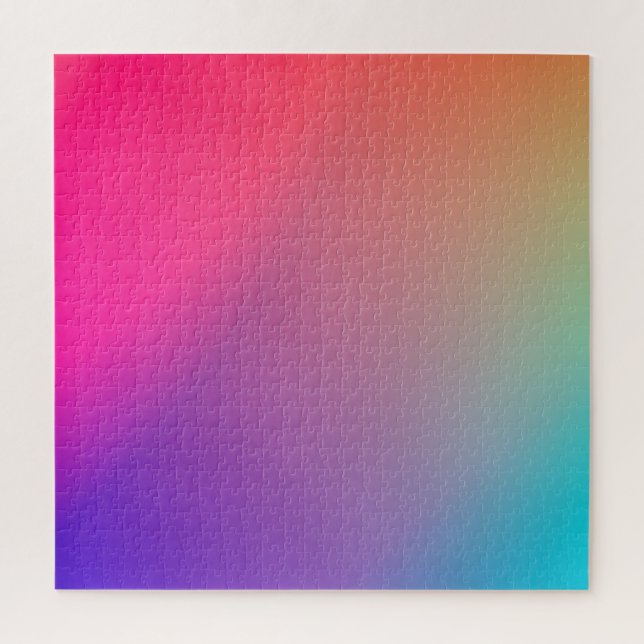 Gradient Prismatic Rainbow challenging Jigsaw Puzzle (Vertical)