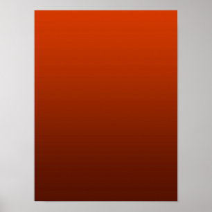Gradient Red - deep to light   Mood Background    Poster