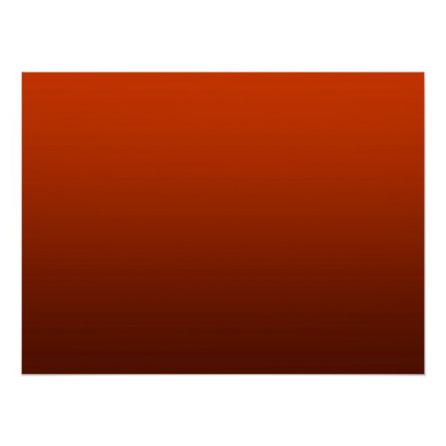 Gradient Red - deep to light | Mood Background | Poster (Front)