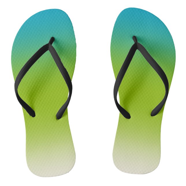 GRADIENT Simple & colourful  Slim Straps Flip Flop (Footbed)