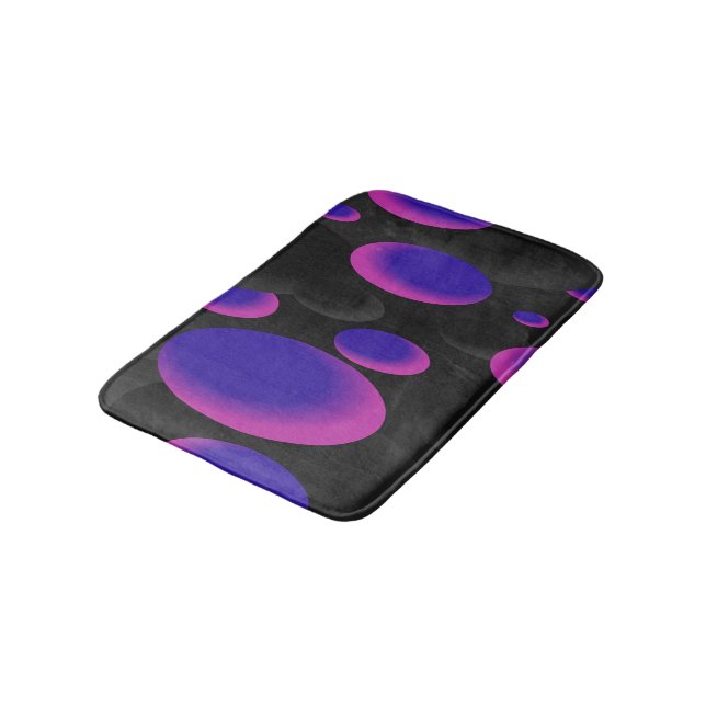 Gradient sphere balls pattern bath mat (Angled)